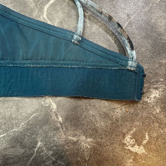 Victorias Secret Pink 2017 Unlined Women’s Medium Blue Bralette - Picture 4 of 8